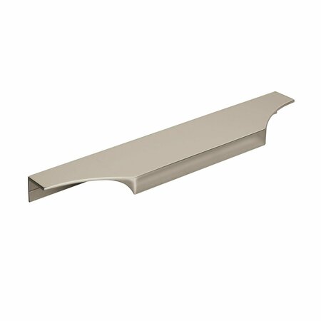 AMEROCK Extent 8-9/16 in 217 mm Center-to-Center Polished Nickel Cabinet Edge Pull BP36753PN